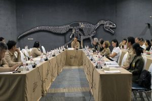 Khorat Global Geopark Steering Committee meeting at the Khorat Geopark office to preparations for the upcoming UNESCO Global Geopark Revalidation