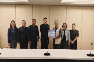 The management team of Korat Geopark and the Nakhon Ratchasima Provincial Office of Natural Resources and Environment met with the Governor of Nakhon Ratchasima to discuss the advancement of Korat as a World Geopark.